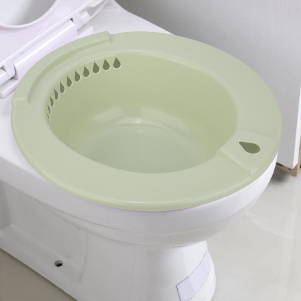 Toilet Hip Bath Tub Washing Basin for Pregant Women Hemorrhoids Patients(Green)