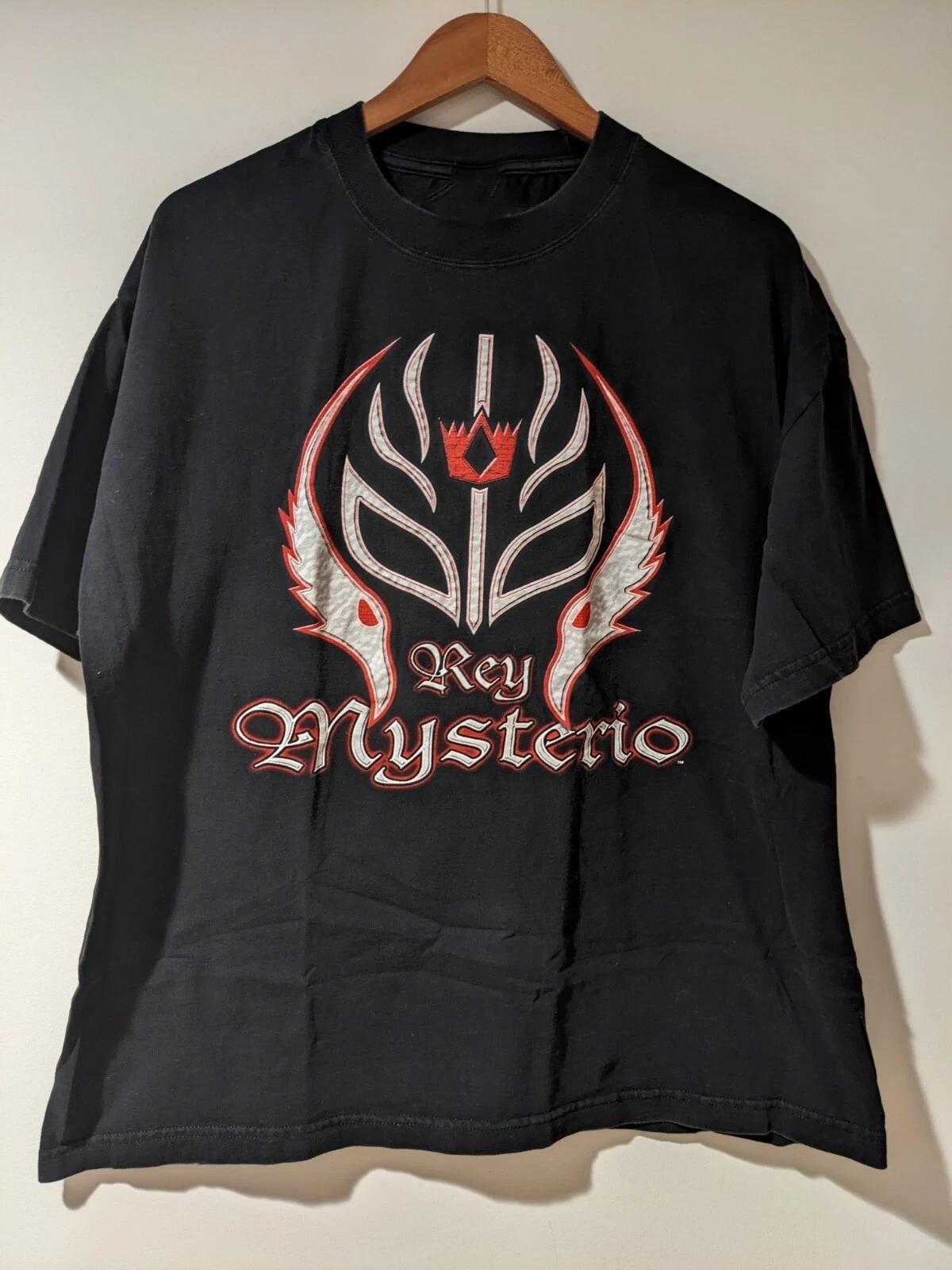Trend Rey Mysterio Black Cotton T-shirt Full size S-5XL HRL959 XXXXL