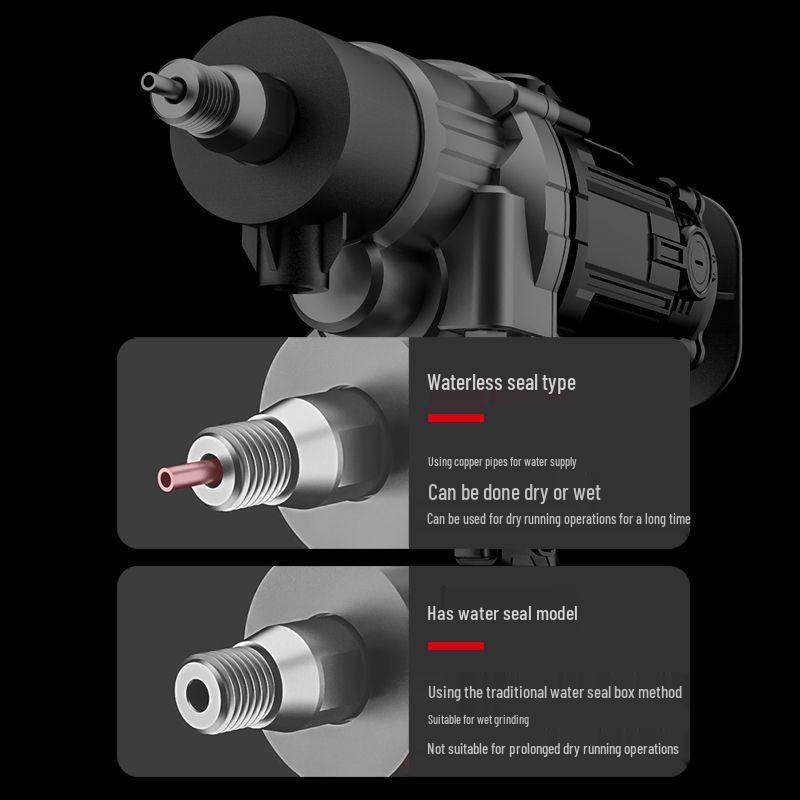DELIXI High-Power Handheld Diamond Core Drill for Concrete and Air Conditioner Installation