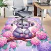 1PC Koala Flowers Extra Large Non Slip Floor carpet, Office, family, bedroom, Studio Large Area Rug Indoor Rugs