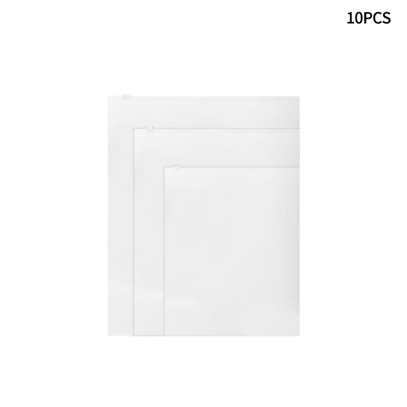 

10 шт. дорожный органайзер сумка для хранения Ziplock пластиковая молния полупрозрачная коробка для нижнего белья Ziplock водонепроницаемый упаковочный органайзер S 20x28cm