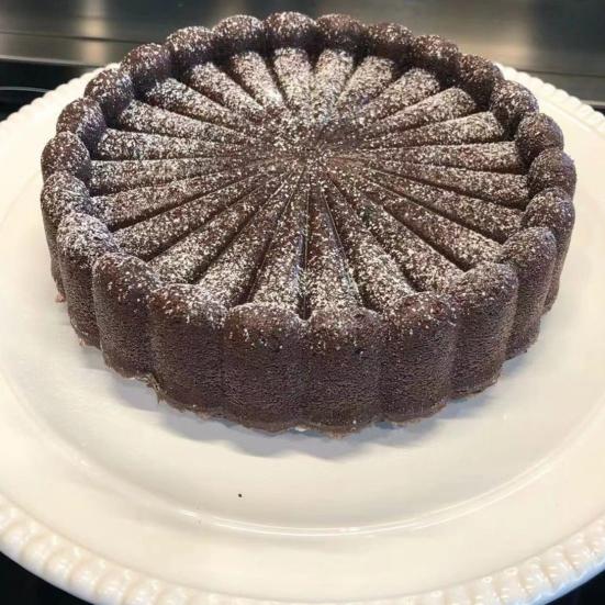 Charlotte Kakform Non-stick Silikon Rund Kakform för Ostkaka Chokladkaka Regnbågskakor Tarteletter Pajer Bröd Mousse Lätt att Rengöra Hållbar Bakeware