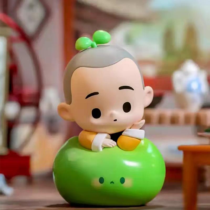 New POP MART A Little Zen Monk Zen Retreat Delicious Collection Blind Box Products Single Mystery Box/Full Box 12 Pcs 211000492
