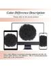 Afro Puff Drawstring Ponytail Hair Buns 1PCS/Pack 6 Inch for Girls Children Black Women Natural Black Kinky Curly Hair Updo Donut Chignon