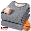 Herren- und Damen-Winter-Thermo-Unterwäsche-Set - Mit Samt gefüttert, Übergröße, Dick und Warm für den Herbst.