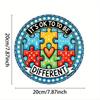 Pack Autism Awareness Inch Round Iron Metal Sign Its OK To Be Different Inspirational Wall Decor Hanging Plaque for Home