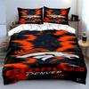 Denver Broncos Logo Bedding Set (1 Duvet Cover, 2 Pillowcases, Duvet Not Included) Sofas