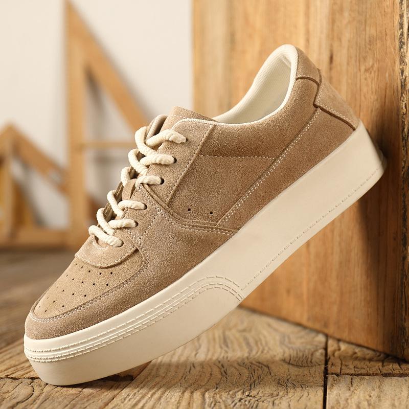 

ВВС Нет. 1 men s shoes new niche shoes men s suede retro casual shoes versatile platform skateboard shoes men 38