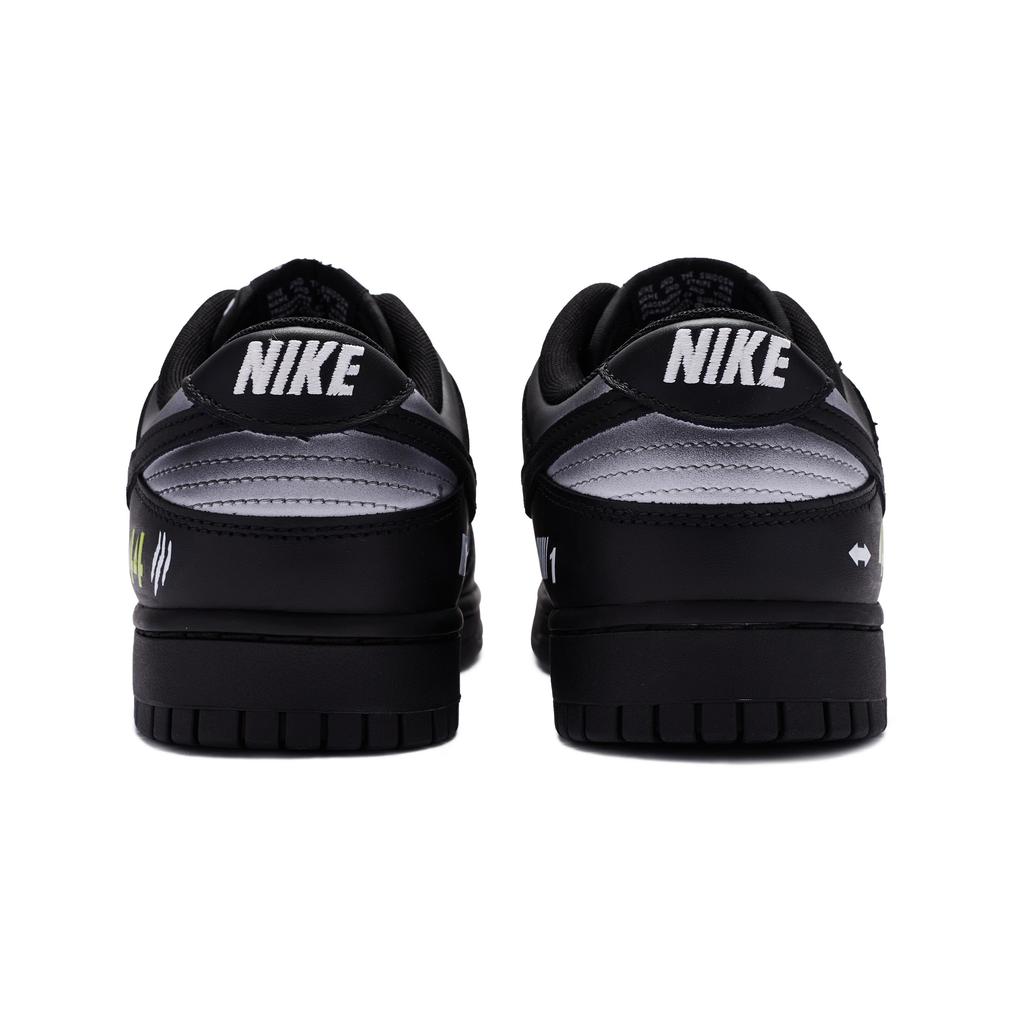 Nike Dunk Low top Skateboard Shoes Unisex Black White DD1391-100(Team80)