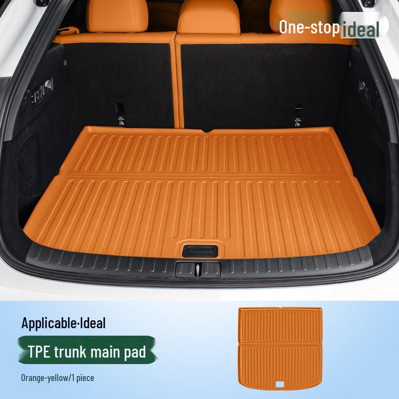 Ideal i6/i8 Trunk Mat: TPE Full Surround, Waterproof, Wear-Resistant Car Accessory