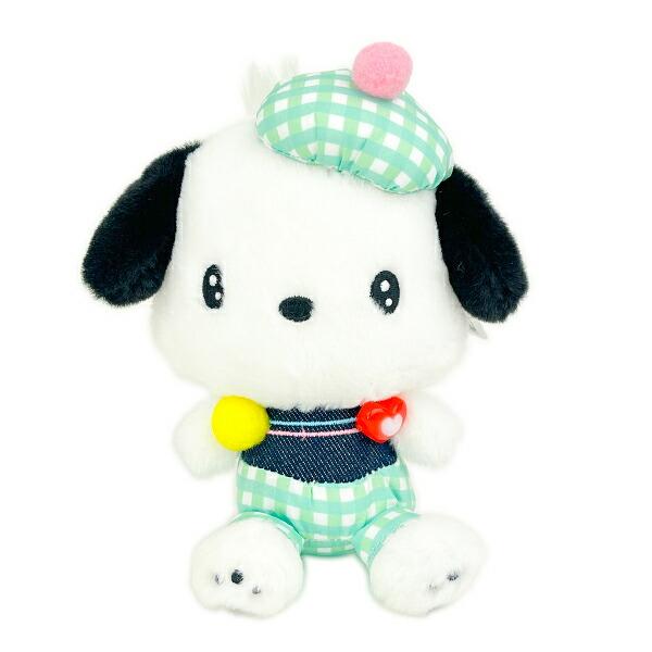 Sanrio Pochacco Gingham Denim Mascot Plush Sanrio