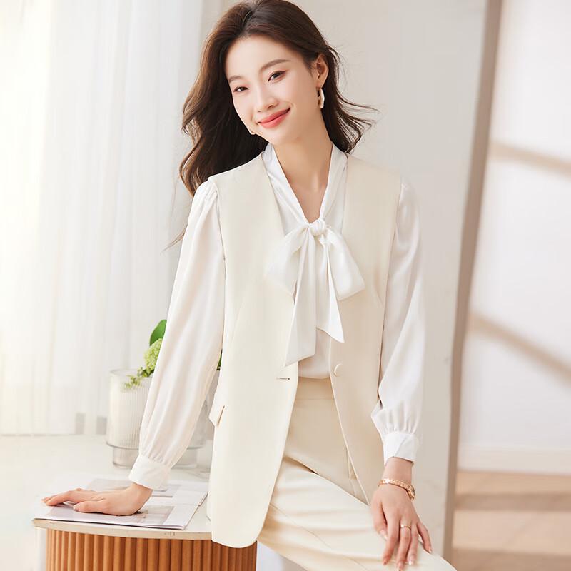 Women's Elegant Vest Suit Three-Piece Set