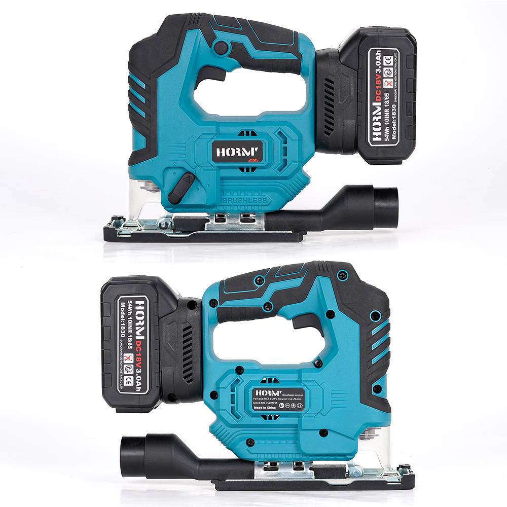 3500rpm Cordless Electric Curved Saw 750w Rechargeable Electric Jig Saw Woodworking Cutting Power Tool For Makita 18v Battery