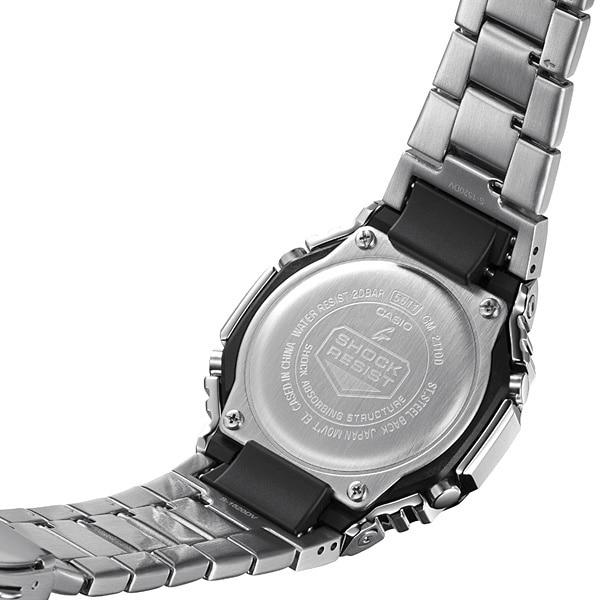 Casio Orologio da uomo G-SHOCK GM-2110D-2AJF [modello combinato analogico digitale G-SHOCK] rotondo argento
