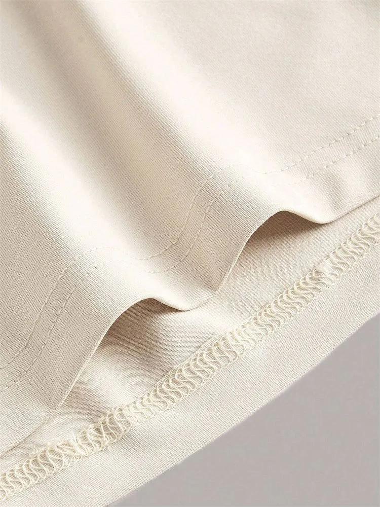 Dress Phumee Round Neck Sleeveless Slim Fit  Pleated A2313