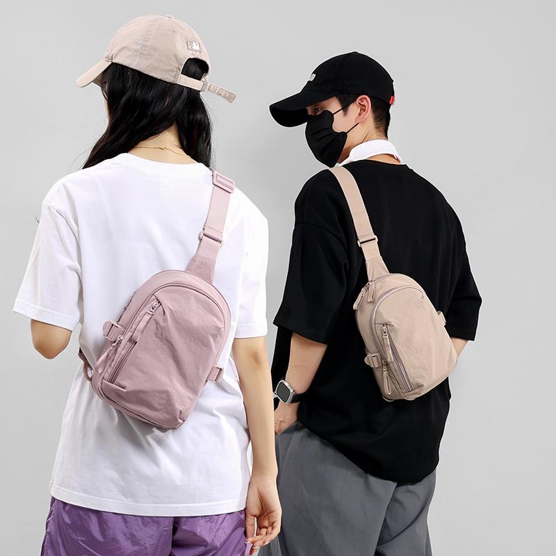 Multifunkční venkovní malá taška Sportovní voděodolná taška přes rameno crossbody Nylonová náprsní taška