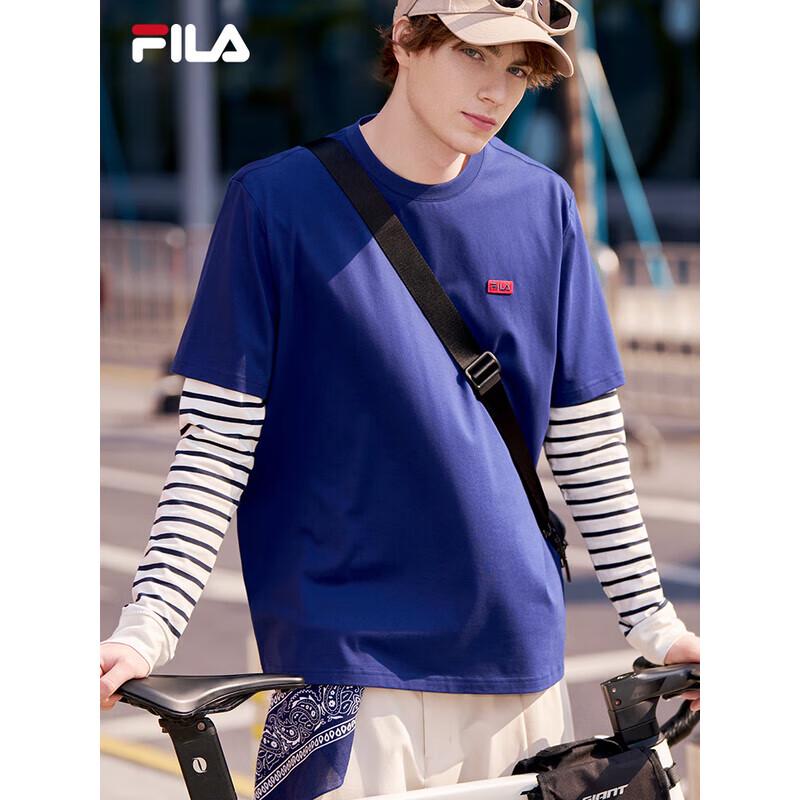 

FILA Couple s Knitted Short Sleeve T-Shirt M