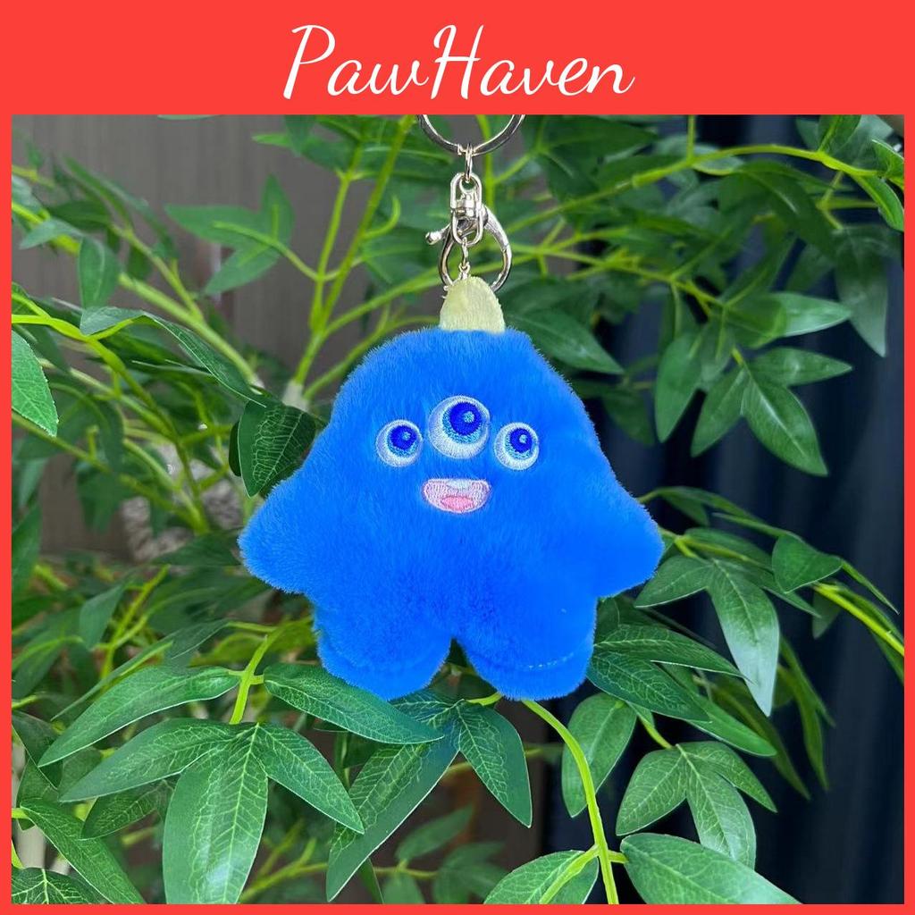 Playful Fun And Cartoon Dog Plush Keychain With Ultrasoft Short Fleece For Bag And Clothing Decoration