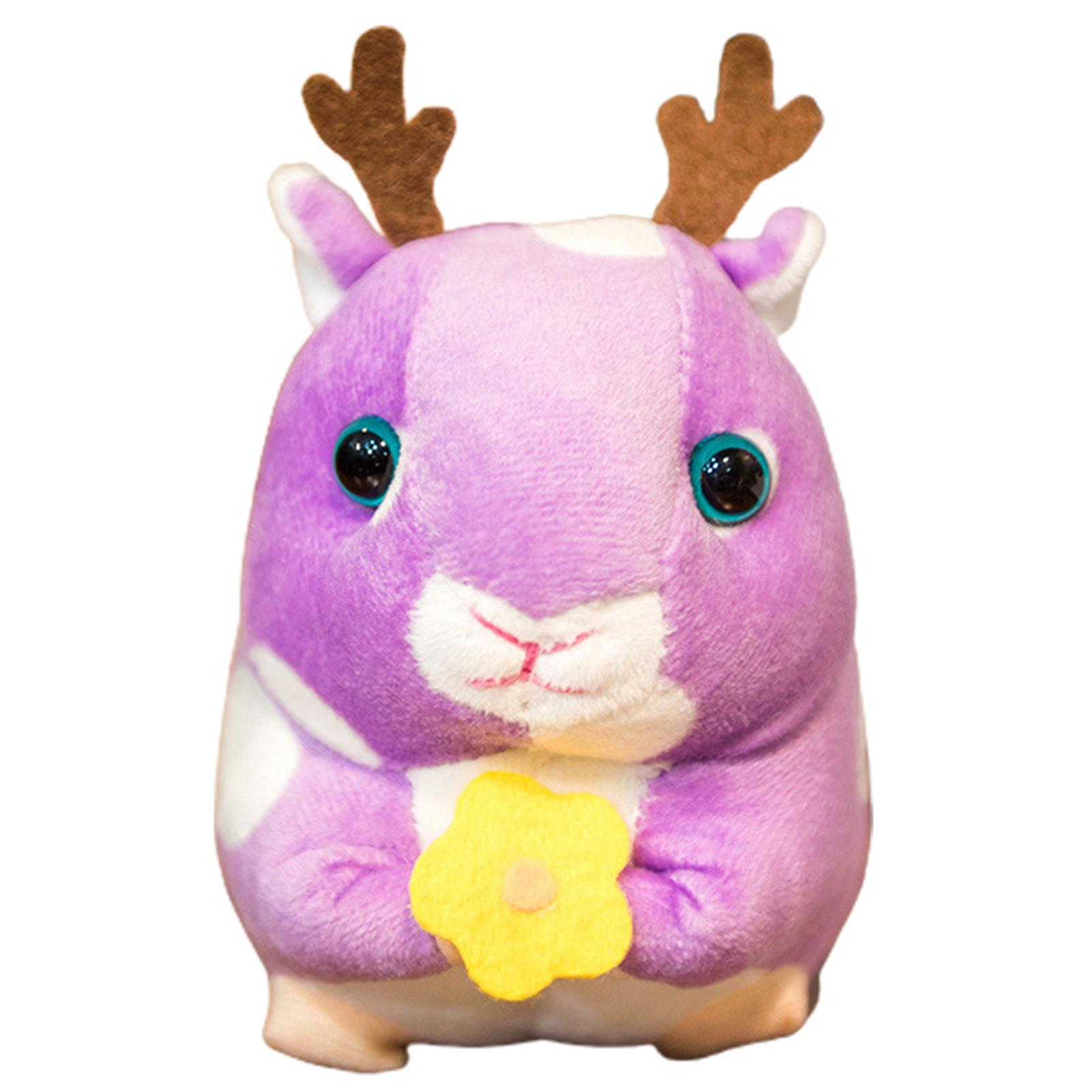 

Shake Tail Hamster/Rabbit/Deer Plush Toys Pull Cord Turn Tail Stuffed Doll Plush Christmas Birthday Gift For Kids оленятко