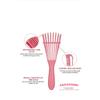 Detangling Hair Brush Octopus Curved Vented Massage Hairbrush for Wet Dry Hair Shampoo Styling Straight Curly Hair