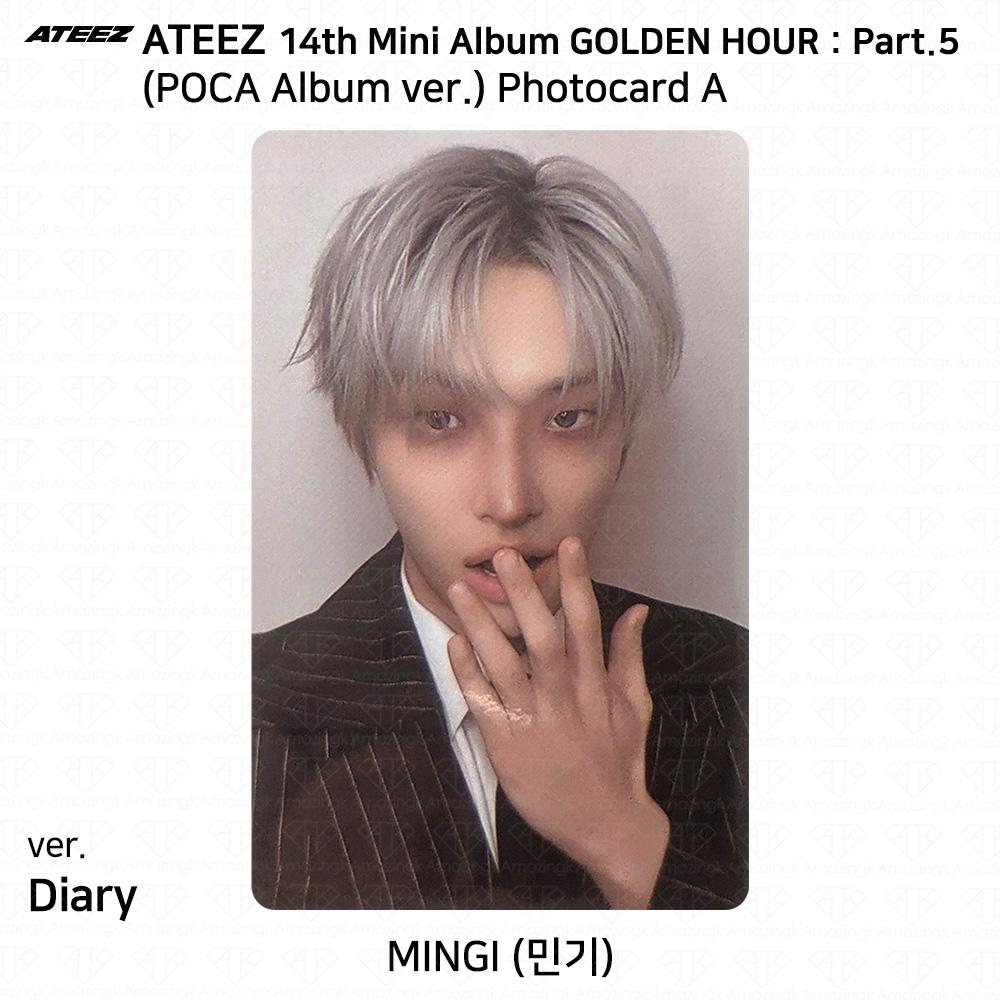 ATEEZ 14° Mini Album Golden Hour Parte.5 Album POCA ver. Photocard DIARY VER