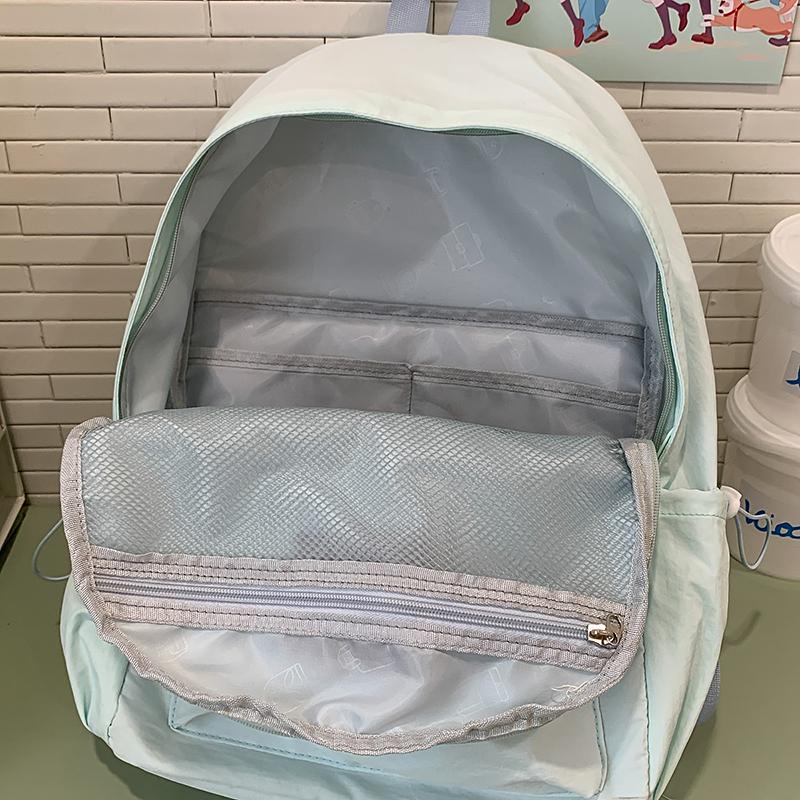 Damryggsäck Junior Senior Gymnasieelev Ryggsäck Lättviktig Enfärgad Reseryggsäck