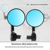 Motorcycle Rear View Mirrors 7/8" On The Handlebar Motorbike Accessories Universal For BMW Honda Suzuki Dirt Pit Bike Cafe Racer
