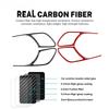 Real Soft Carbon Fiber Sticker For Opel Corsa 2007 2008 2009 2010 2011 2012 2013 2014 LHD RHD Car Door Handle Audio Frame Trim.