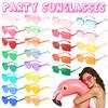 12-100PCS Heart Glasses Rimless Party Glasses Heart Shaped Sunglasses Wedding Glasses for Guest Birthday Bachelorette Party