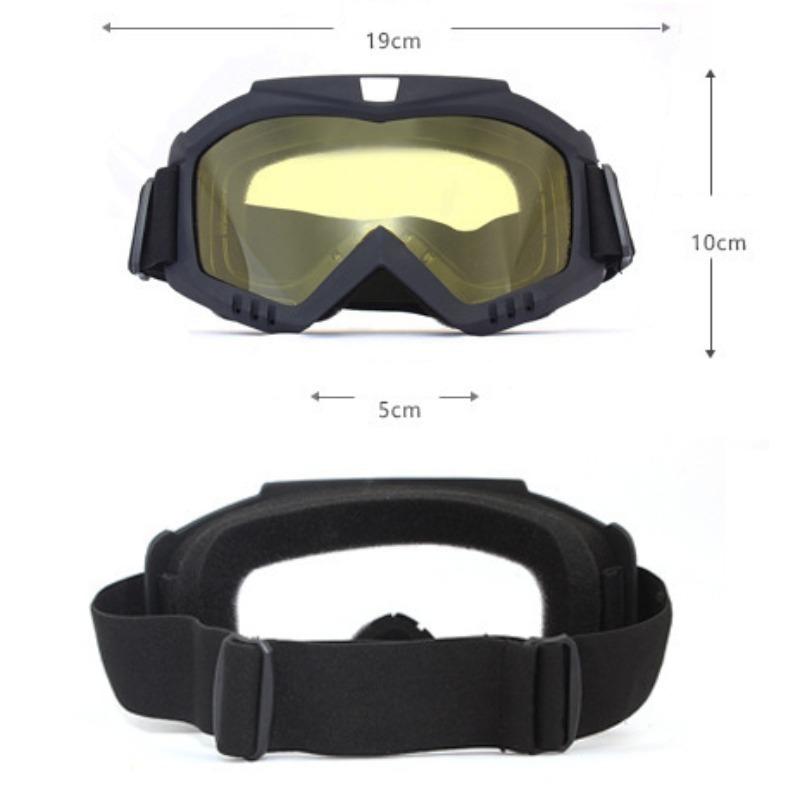 Non-polarized Men Women Windproof Dustproof Sandproof Goggles High Definition FULL Frame Outdoor Sports Riding Ski Protective Eyeglasses