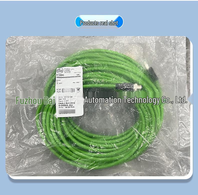 Ifm Ethernet Connection Cable E12493 - New, Original, With Warranty