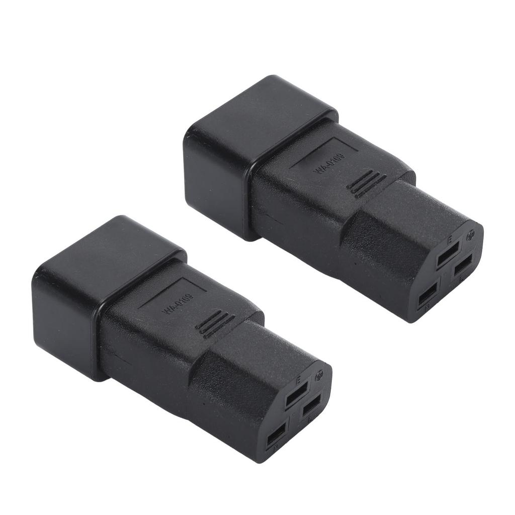 2pcs IEC320 C20 to IEC320 C21 Power Adapter Professional Plug and Play C20 to C21 Power Plug Adapter for UPS Power PDU