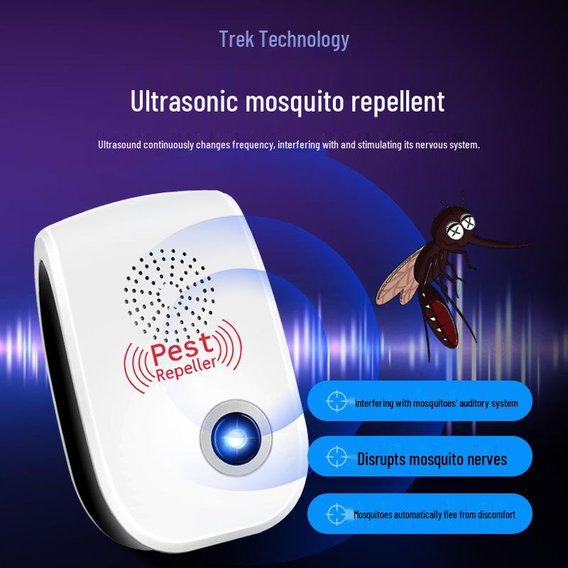 High-Power Ultrasonic Pest Repeller with Dual Speakers: Mosquito & Mouse Control for Home.