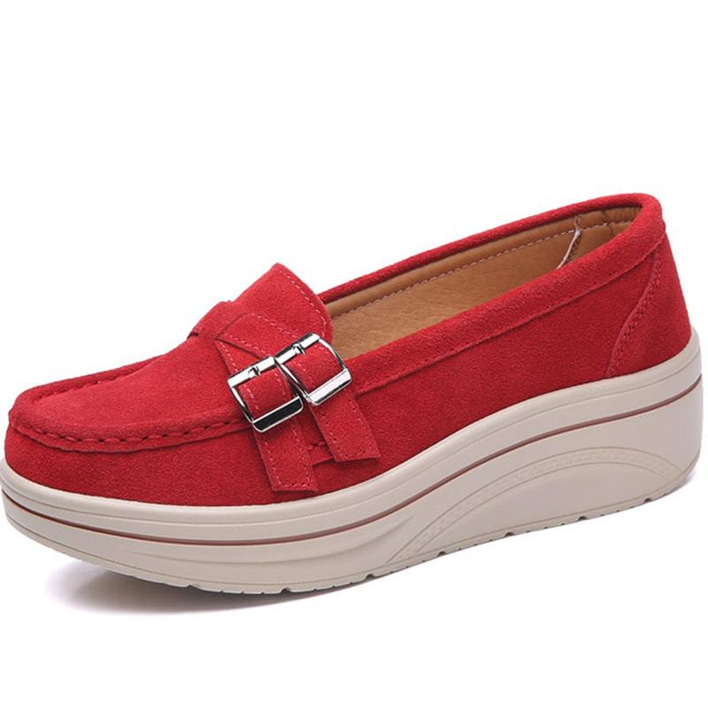 

Стильная мода спортивная дышащая женская обувь Shake Shoes повседневная обувь обувь для фитнеса 35 красный