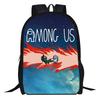 Amongi Schoolbag Anime Cartoon Game Merchandise Primary And Secondary School Backpack Backpack Pencil Case