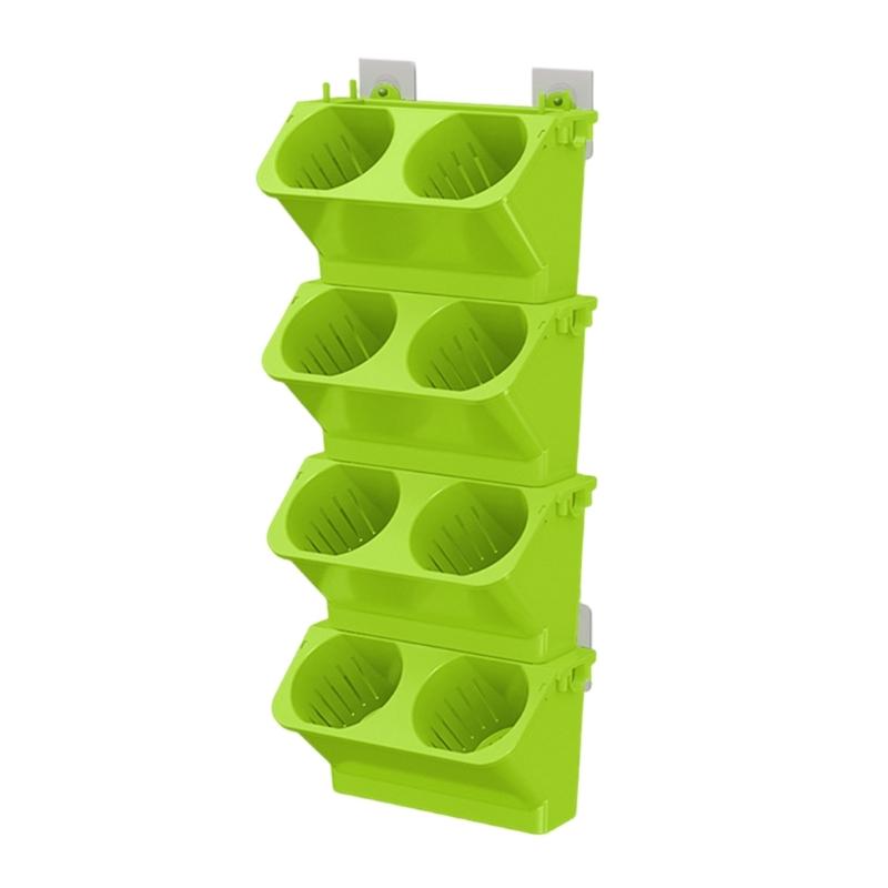 

SelfWatering Wall Hanging Planter Plant Pot for Hydroponic Plant Home and Office Garden with 8in1 Designs for Balconies