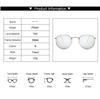 New Ladies Sunglasses Retro Round Frame Sunglasses Colorful Reflective Men Driving Fishing Sunglasses.