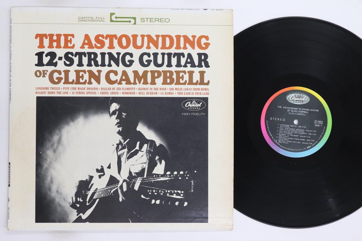 

LP Record GLEN CAMPBELL - Astounding 12-String Guitar Of Glen ST2023 CAPITOL 1968 US Rock Used