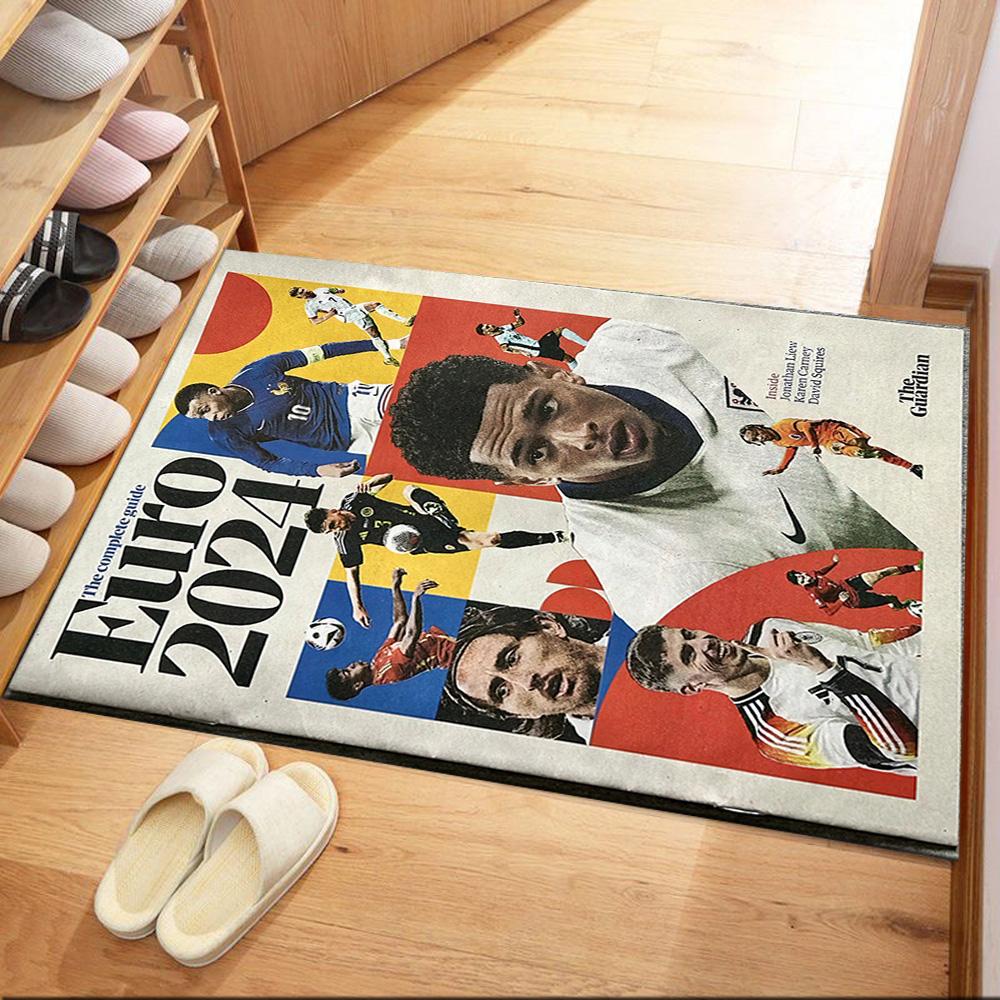 Atletico Madrid Area Rug Perfect For Hallway Balcony Study Room Living Rooms Antislip Rug Anime Office Decor Spiritual Gift