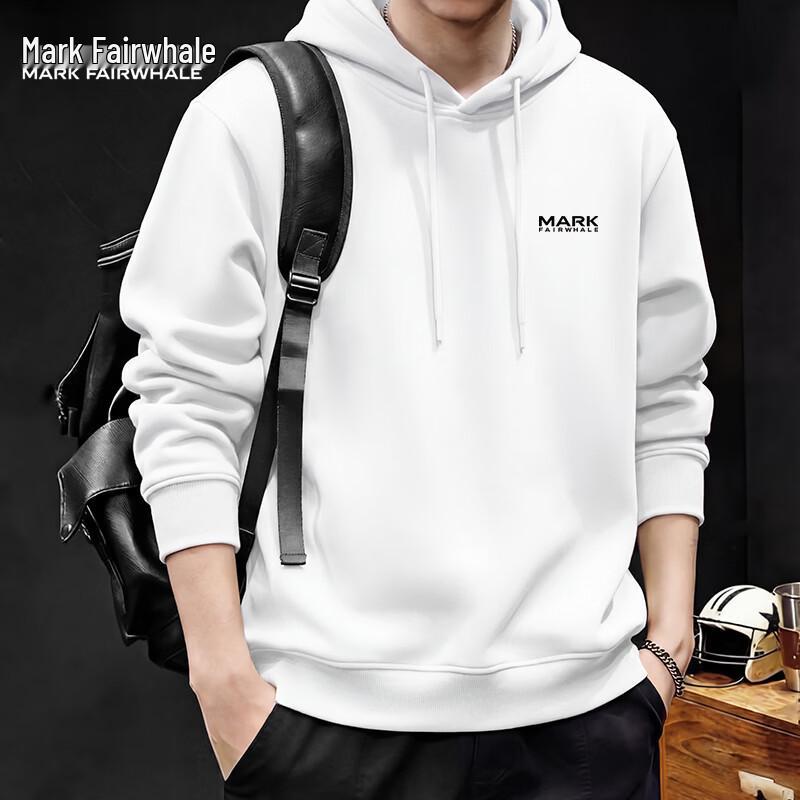 Mark Fairwhale Men's Loose Fit Hooded Sweatshirt