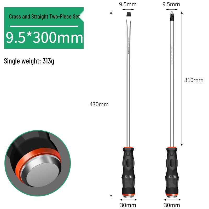 Multi-Function Screwdriver Tool Set: Cross-Head, Slotted, Torx, Flat-Head, Hammer-Compatible
