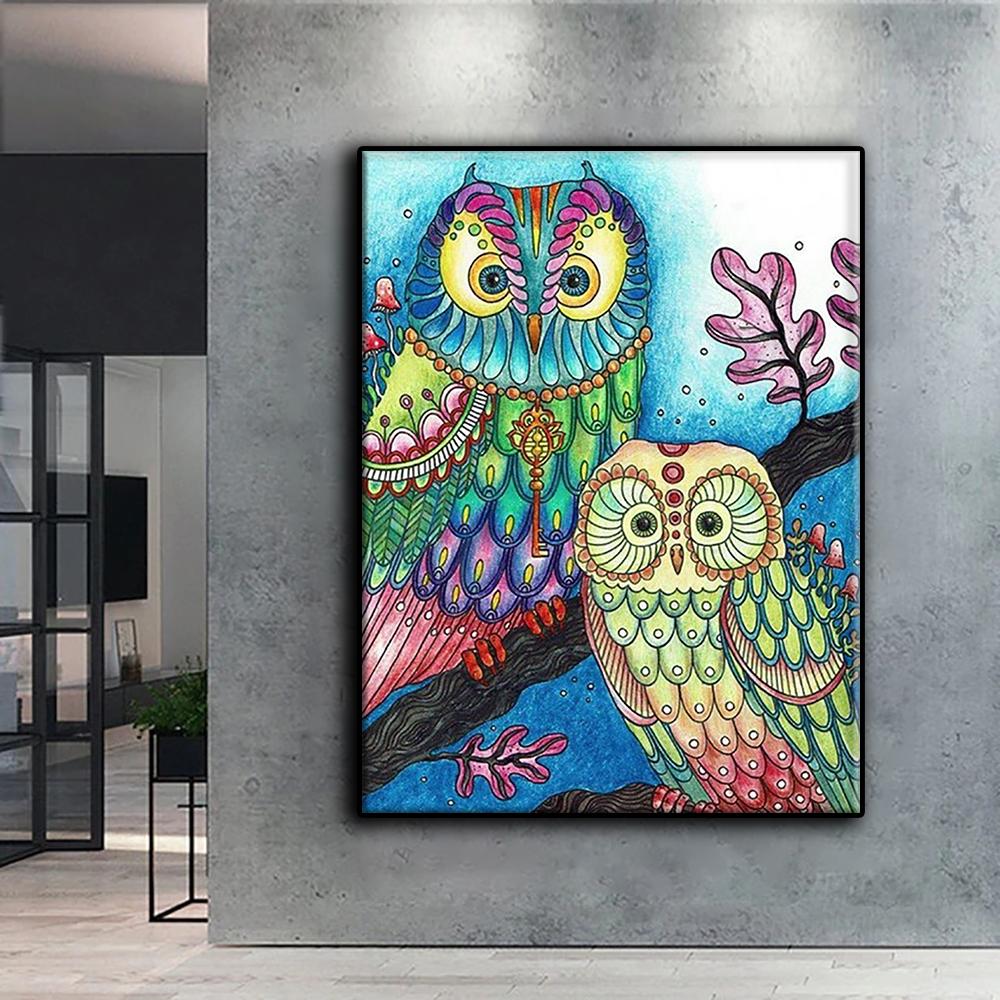 Full 5D Diy Diamond Painting Animal Owl 5D Diamond Painting