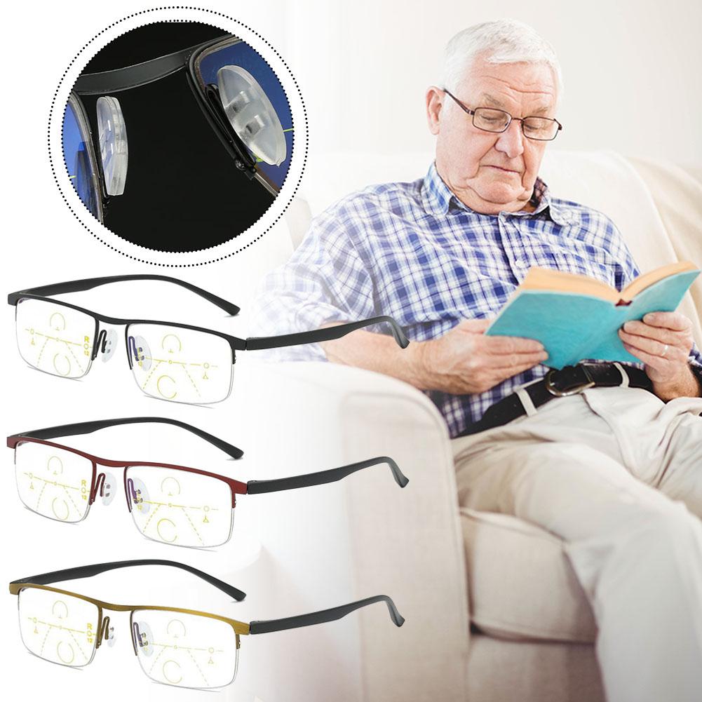 100-400. Smart Zoom Anti-blue Reading Glasses For Men Glasses And Goggles Purpose Dual Women El W1L4