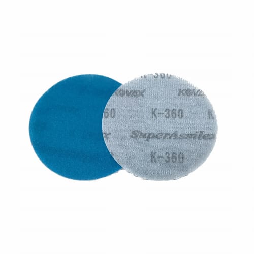 KOVAX Super Acilex Sky Coarse Discs (Box), Velcro, 75mm Round, No Hole, P-0, 360-Grain Equivalent, 100 Discs per Box