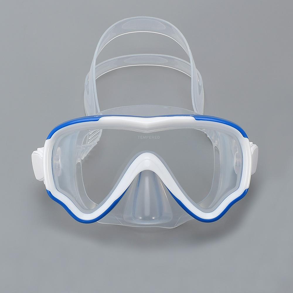 

New large frame children s diving goggles Children s average size прозорого рожевого кольору