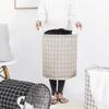 Foldable Laundry Basket  Japanese Cotton Linen Fabric Waterproof Dirty Laundry Toy Clothes Storage Basket