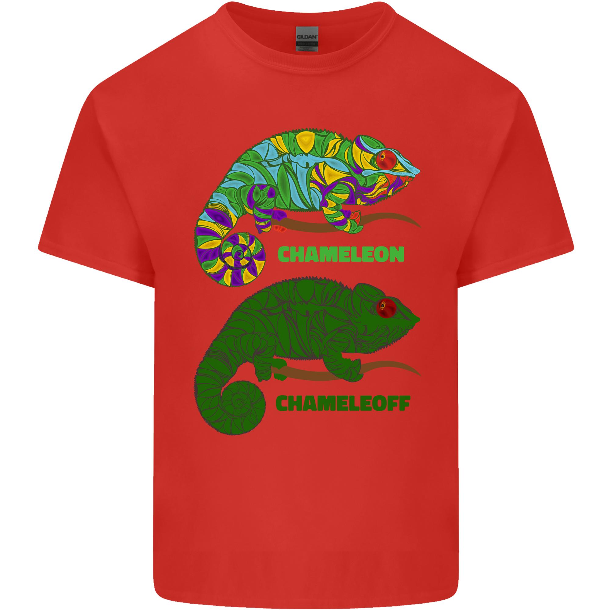 Chameleoff Chameleon Funny Off On Unisexs Light Cotton TShirt S