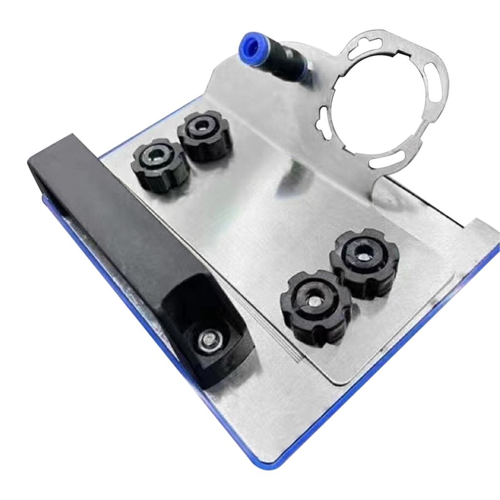 45° Tile Angle Grinder Stand,Universal Cutting Ceramic Chamfering Tool for Angle Grinders,Sturdy Stainless Steel Chamfer Tools
