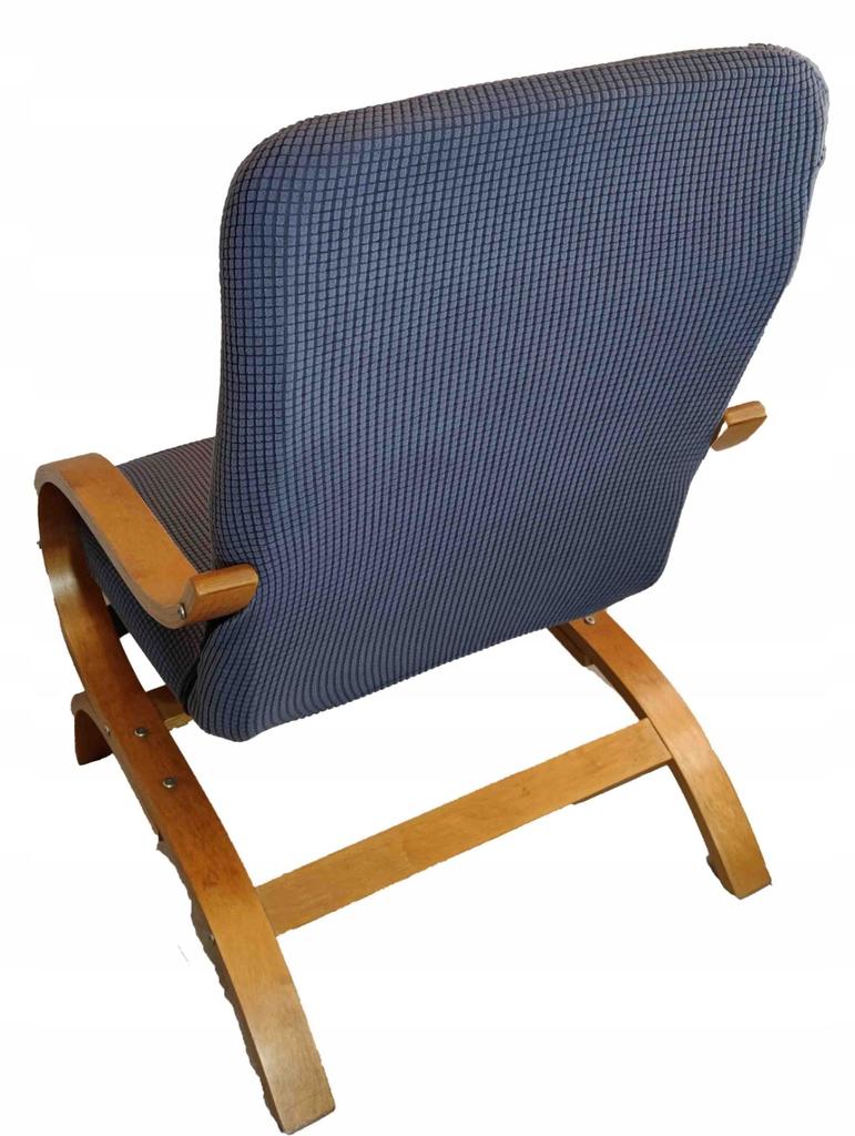 Finka Armchair Cover, Finnish, Grey Jacquard