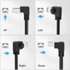 Cat6 Rj45 Extension Cable RJ45 Right Angle Adapter Shielded Connectors for Cat5e Cat5 Networks